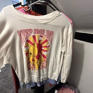 Cream Winnie the Pooh Graphic Sweatshirt